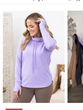 Mono B Purple Sweatshirt Size Small